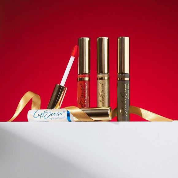 NAUGHTY & NICE HOLIDAY COSMETICS COLLECTION SeneGence LipSense Set - Picture 1 of 12